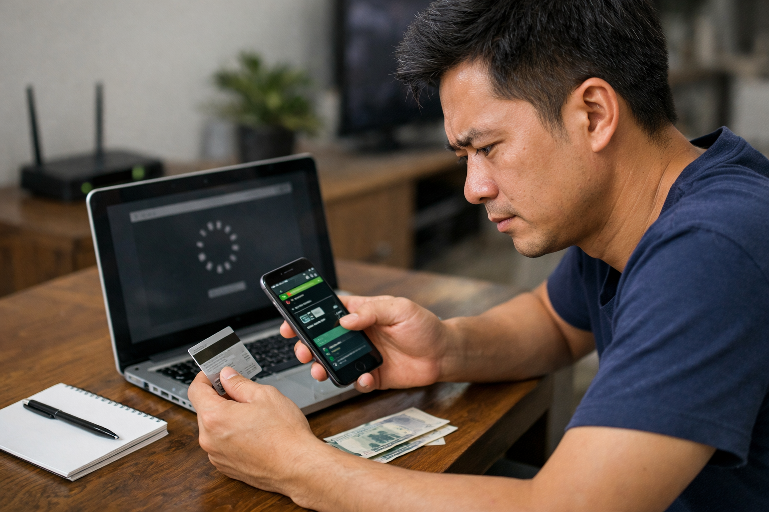 Người dùng kiểm tra kỹ thông tin tài khoản ngân hàng khi thực hiện lệnh nạp tiền v9bet