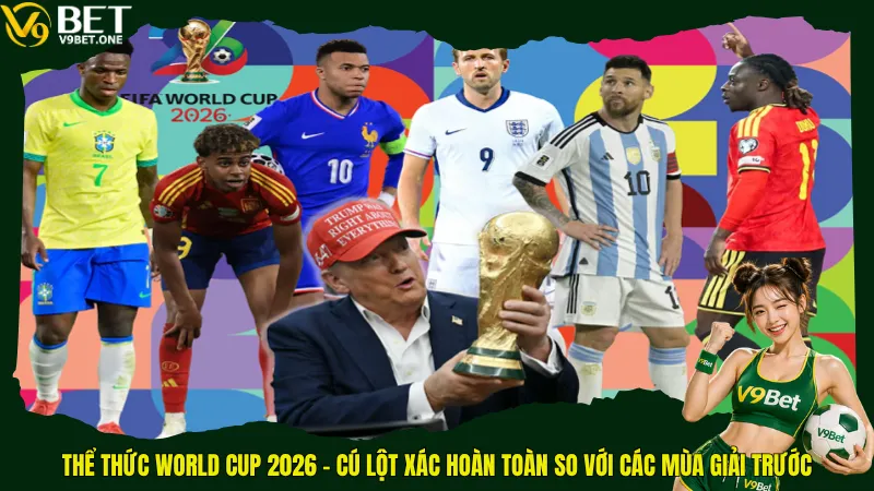 Thể thức World Cup 2026 – Cú lột xác hoàn toàn so với các mùa giải trước