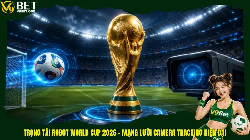 Tin Hot - Trọng Tài Robot World Cup 2026 Sẽ “Khai Tử” Mọi Tranh Cãi? 1 Trọng tài robot World Cup 2026 – Mạng lưới camera tracking hiện đại