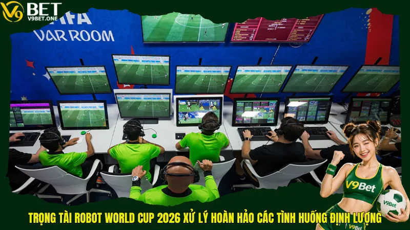 Tin Hot - Trọng Tài Robot World Cup 2026 Sẽ “Khai Tử” Mọi Tranh Cãi? 6 Trọng tài robot World Cup 2026 xử lý hoàn hảo các tình huống định lượng